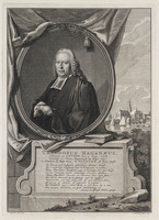 KG 06969
<br/>
Portret Theodorus Haganaeus
<br/>
<em>Houbraken, Jacob (1698-1780)</em>